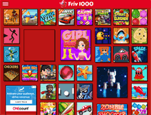 Tablet Screenshot of jeuxfriv1000.com